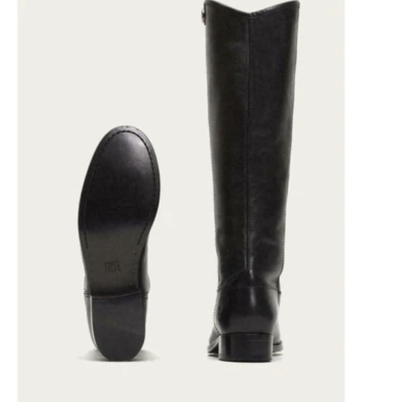 SoldFRYE Melissa 3 Button 2 Riding knee length Tall boots shoes combat sz 6 - Picture 3 of 12